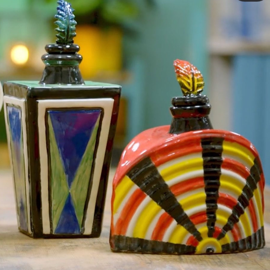 great pottery throwdown 2021 - Jodie's decanters